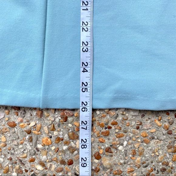 NWT Talbots Scallop Neck Robin Egg Color Short Sleeve Blouse Size 3X P - Picture 4 of 6